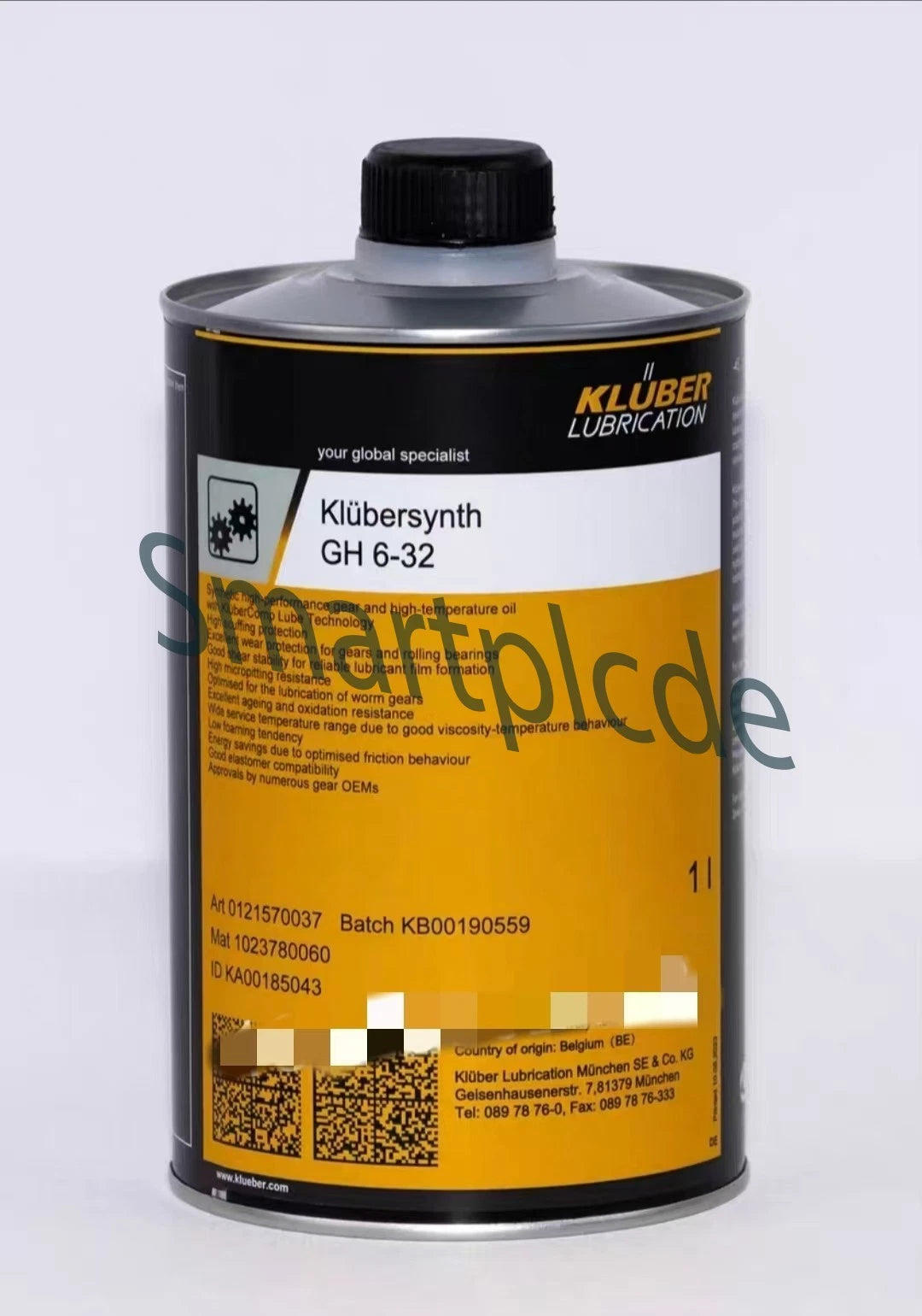 KLUBER Lubrication Klubersynth GH 6-32 1L ( 1000ml) Free shipping