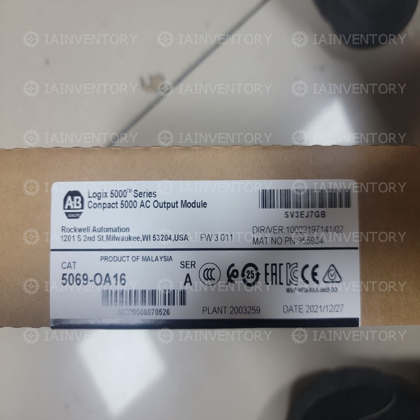 Allen-Bradley 5069-OA16 Next Day Air Part - ALLEN-BRADLEY
