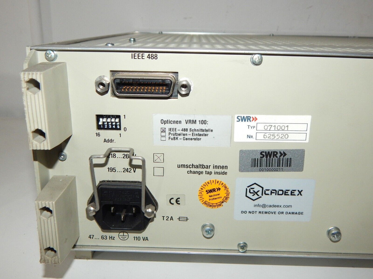 Plish VRM100 VF/RF Measuring Signal Generator - PLISH