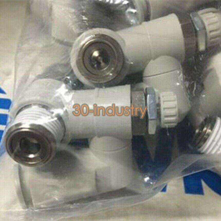 10pcs SMC ASP430F-02-08S Speed Control Valve Set - SMC