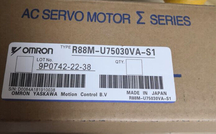 new 1PC Omron R88M-U75030VA-S1 Servo Motor R88MU75030VAS1 In Box - OMRON