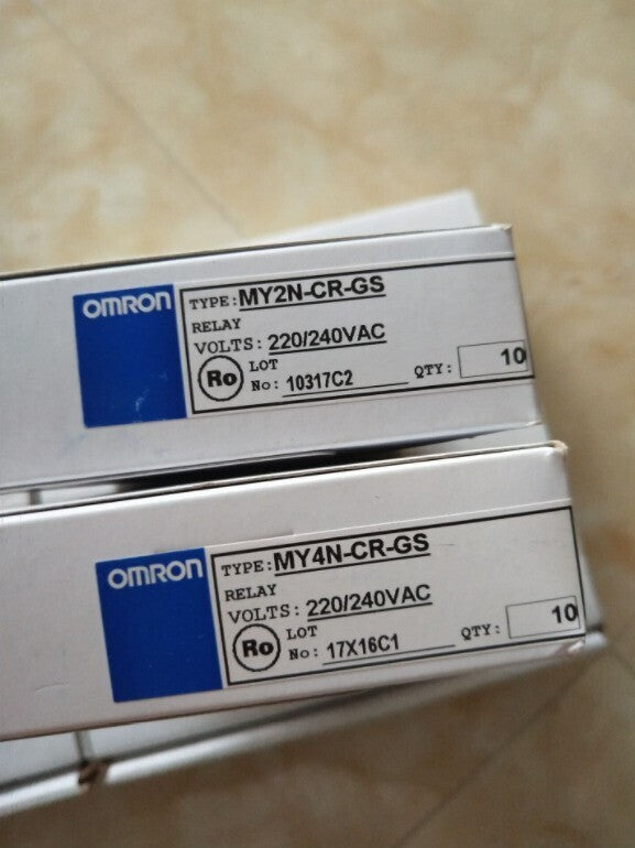 10PCS/1Box Omron MY4N-CR-GS Relays 220/240VAC In Box