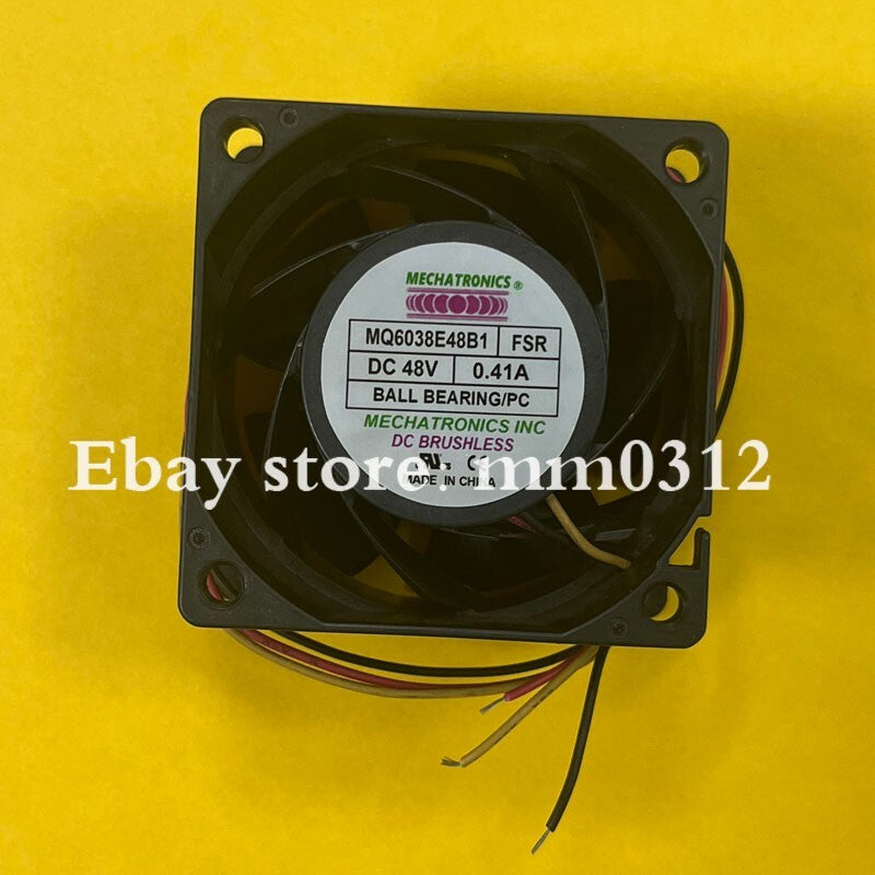 new 1PCS MQ6038E48B1 6038 DC48V 0.41A 6CM 2-Wire Violent Cooling Fan