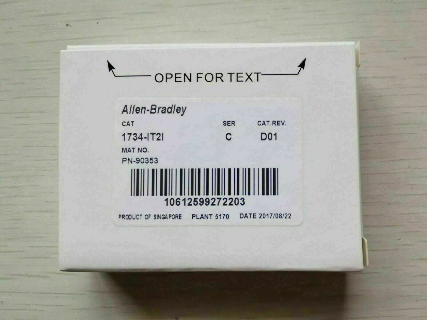 AB 1734-IT2I C POINT 2 Point Input Module - ORIGINAL
