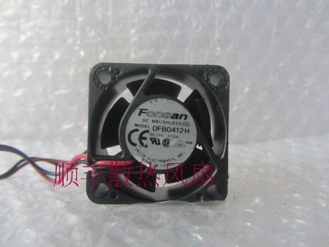 new 1pcs Delta FONSAN DFB0412H 12V 0.10A 4CM 4020 2-wire double ball cooling fan