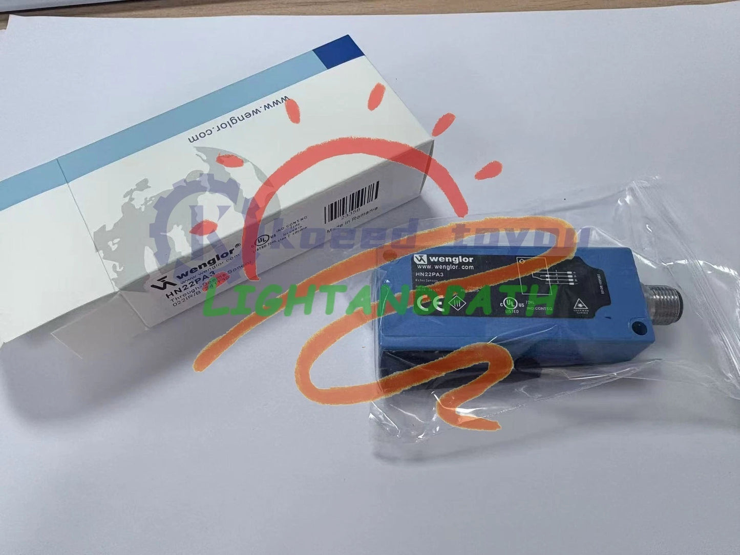 1Pcs Wenglor HN22PA3 Photoelectric Switch Sensor Fast delivery