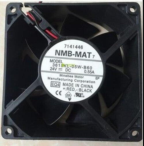 1pcs NMB 3615KL-05W-B60 24V 0.55A 9CM inverter cooling fan