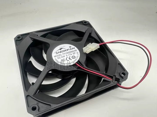 SNOWFAN YY12025M24B 12025 DC24V 0.17A 120*25MM 2-Pin Inverter Cooling Fan