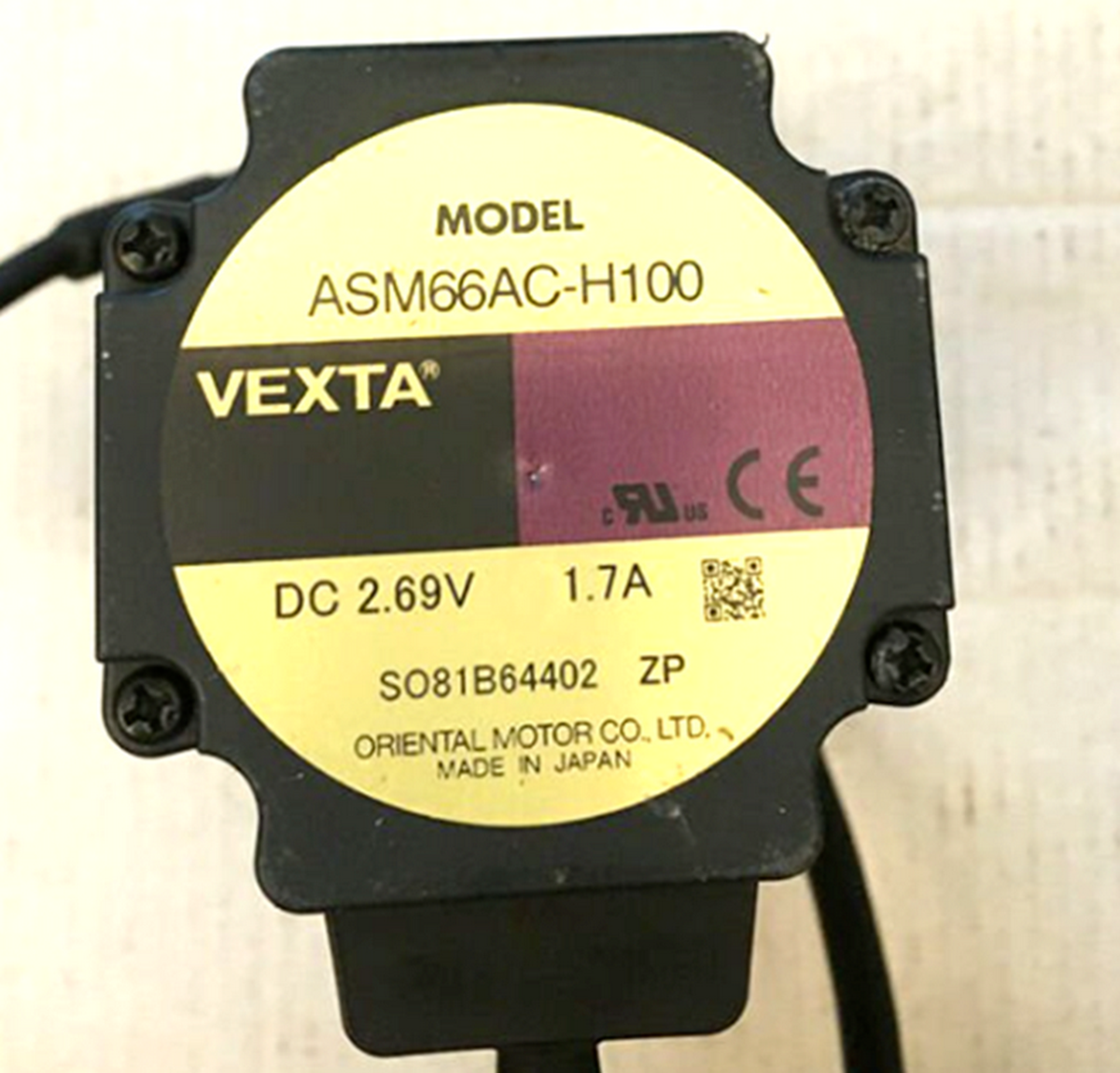 ASM66AC-H100 Reduction Drive - ORIENTAL MOTOR