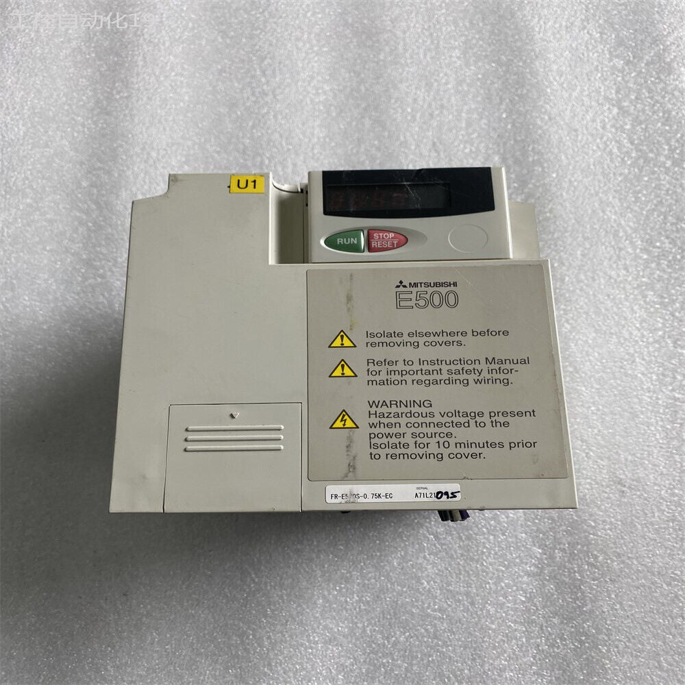 Used Mitsuboshi FR-E520S-0.75K-EC Inverter 0.75KW 220V Spot Stocks - MITSUBISHI