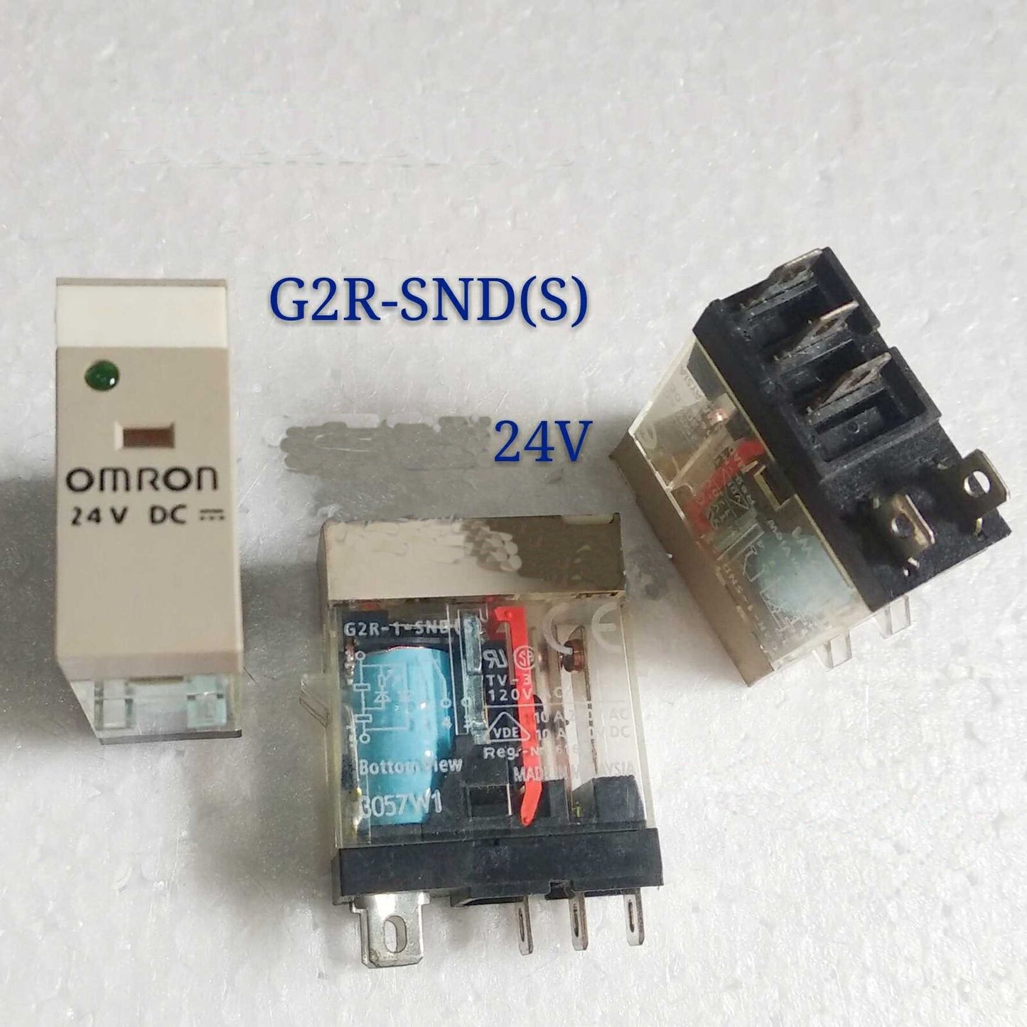 new 5pcs Omron G2R-1-SND(S) DC24V 10A 5pins Relay - OMRON