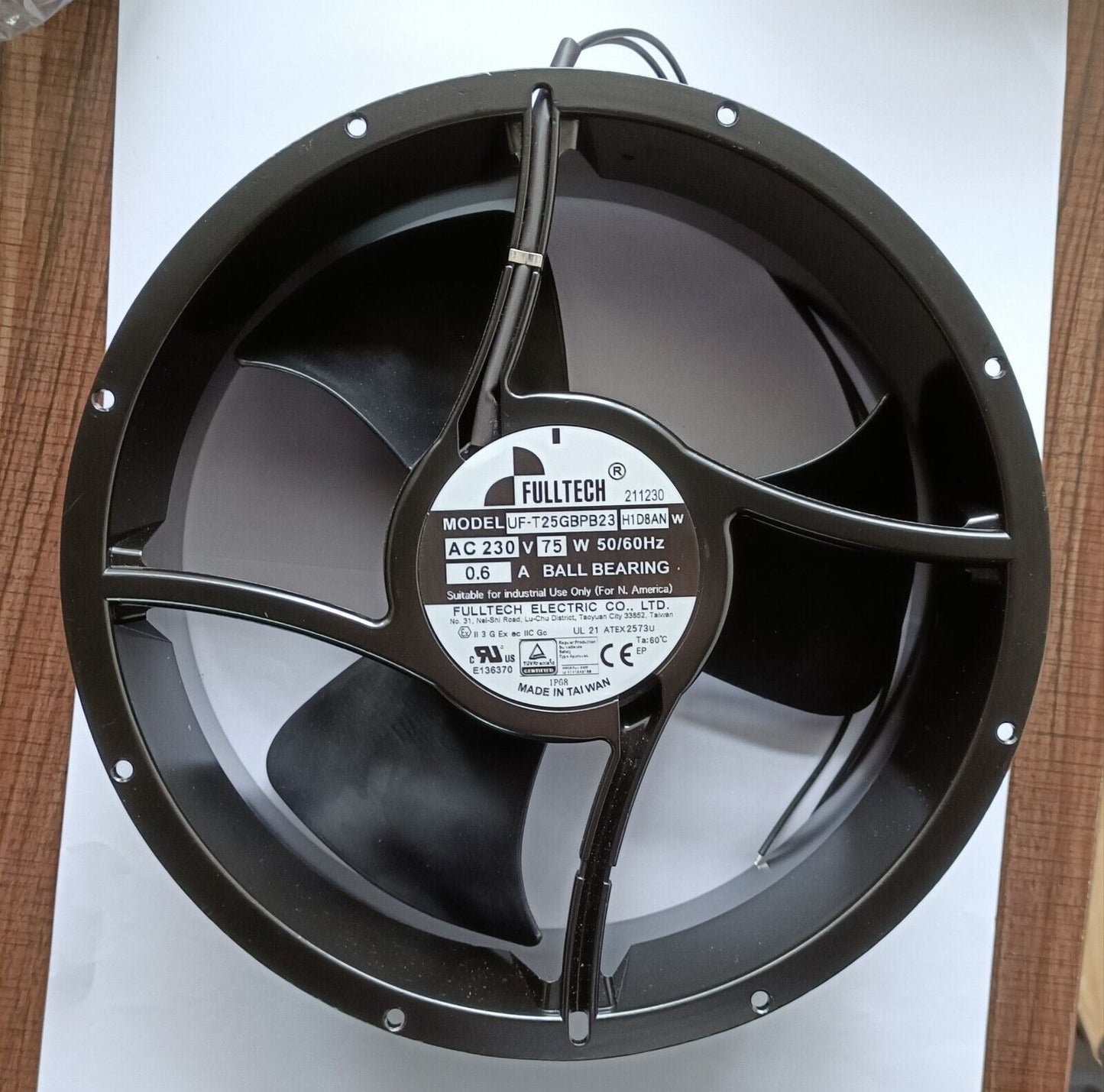 new FULLTECH UF-T25GBPB23H1D8AN IP68 waterproof axial flow fan Explosion-proof fan - FULLTECH