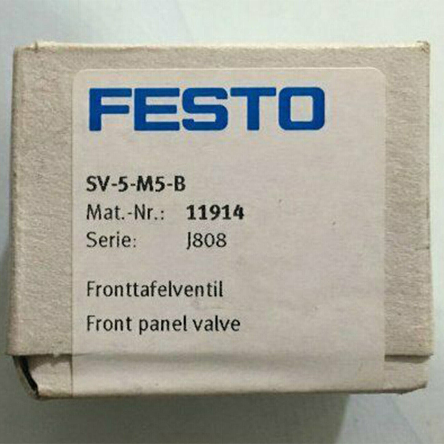 FESTO Solenoid Valve SV-5-M5-B 11914 Fast - New ONE - FESTO