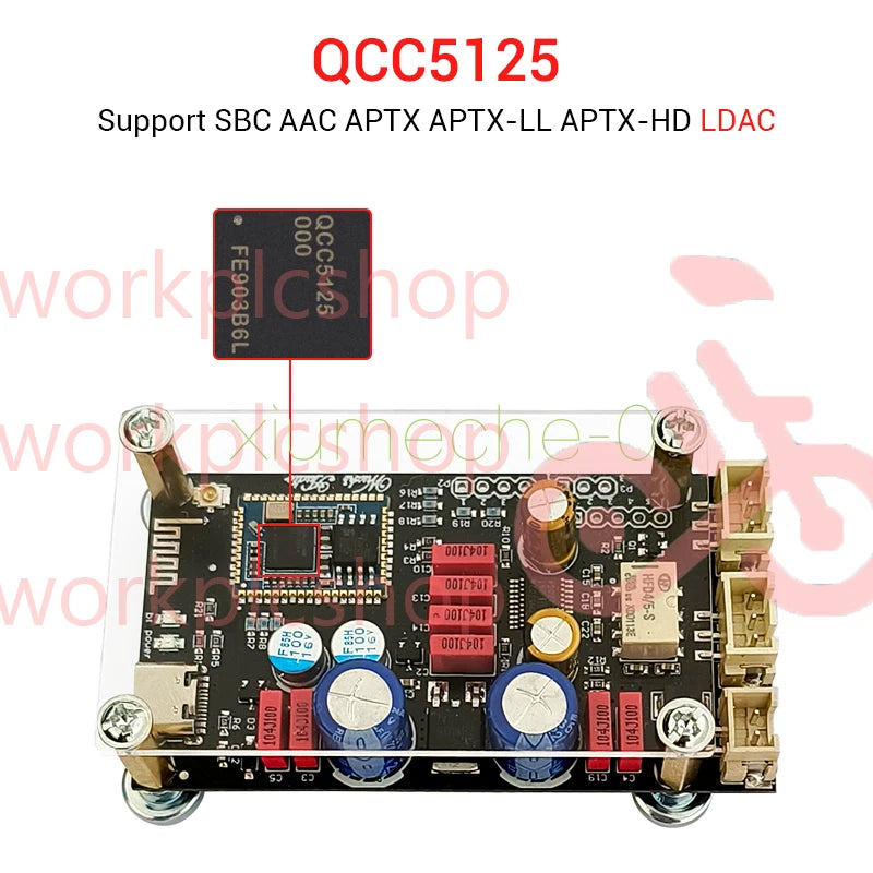 QCC5125 QCC3034 Bluetooth 5.1 lossless decoder board APTX LDAC audiophile grade