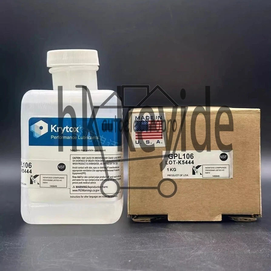 1Pcs Chemours DUPONT Krytox Lubricants GPL106 1Kg (2.2 LB) in box free ship
