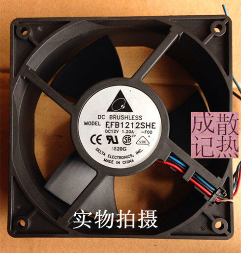 1pcs Delta EFB1212SHE 12V 1.2A 12038 chassis server cooling fan