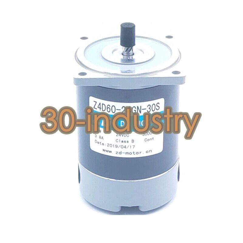Zhongda DC24V 60W Geared Motor Z4D60-24GN-30S - ZHONGDA