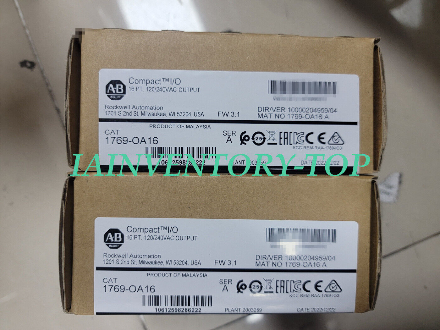 Allen-Bradley 1769-OA16 16-Point 120/240VAC Output Module New In Box - ALLEN-BRADLEY