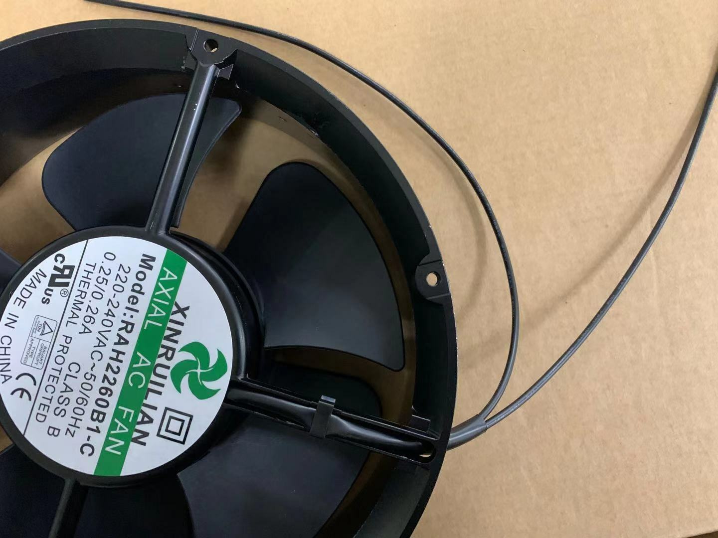 new XINRUILIAN RAH2260B1-C 220V 0.26A 22060 22CM 2-wire high temperature cooling fan - XINRUILIAN