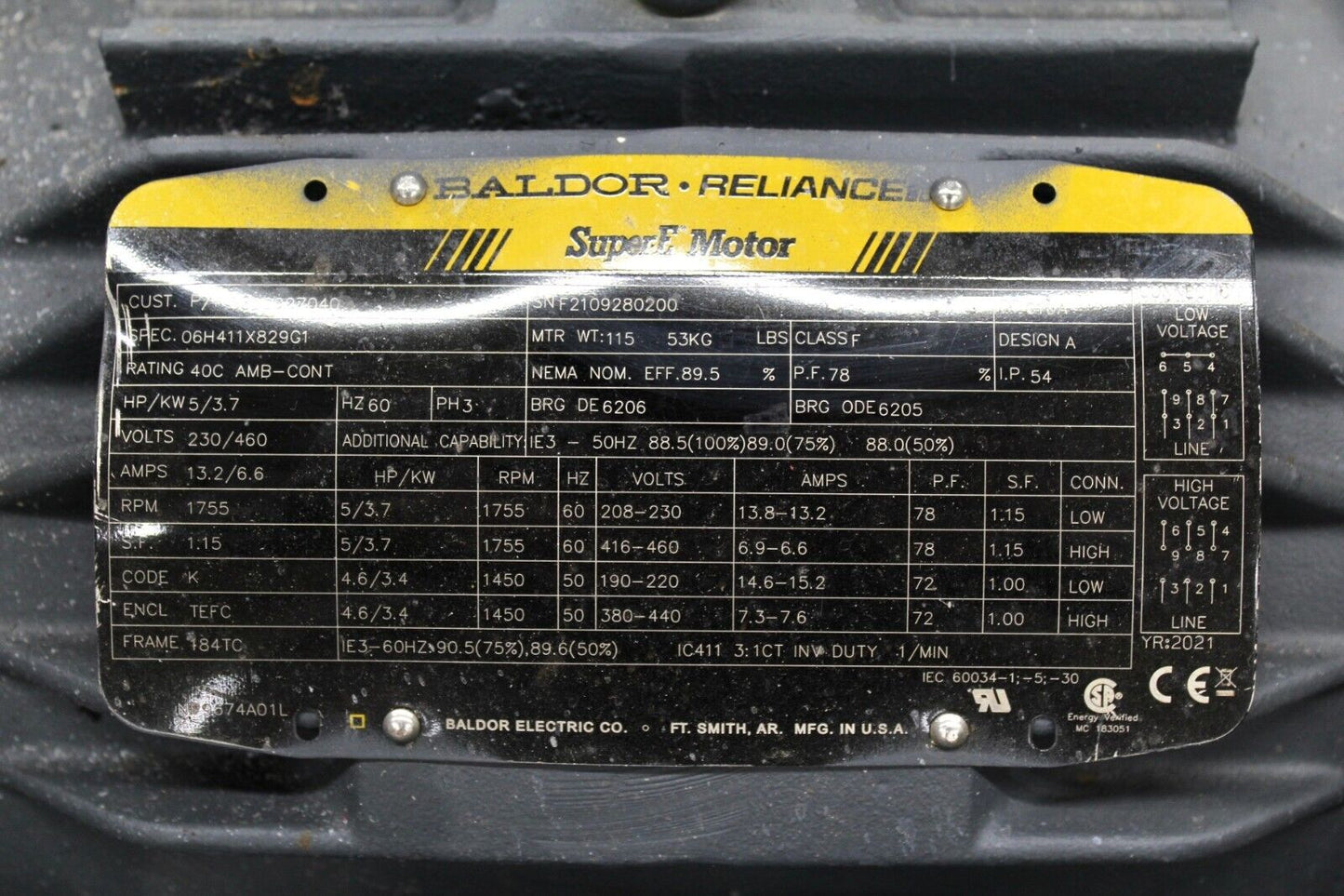 used Busch RA0100.F506.DGXG Rotary Vane Vacuum Pump R5 RA 0100 F - BUSCH