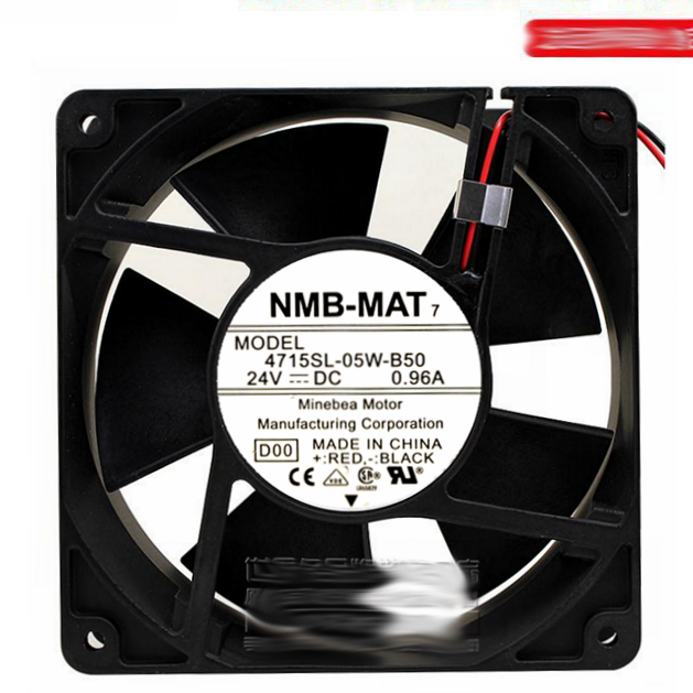 NMB 4715SL-05W-B50 24V 0.96A 12CM 2-wire inverter cooling fan