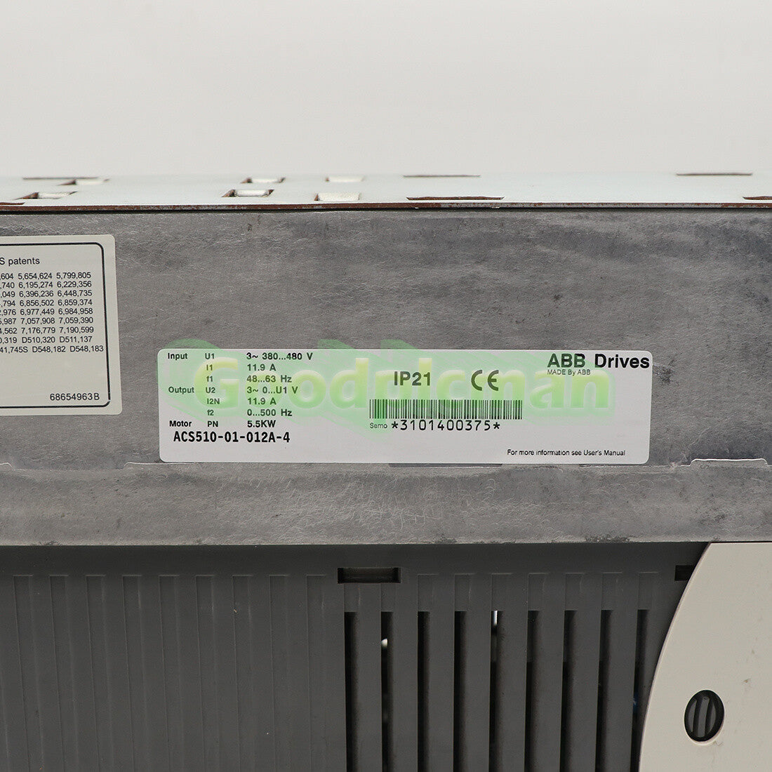 1Pcs ABB Frequency Converter ACS510-01-012A-4 380V 5.5KW Free shipping/