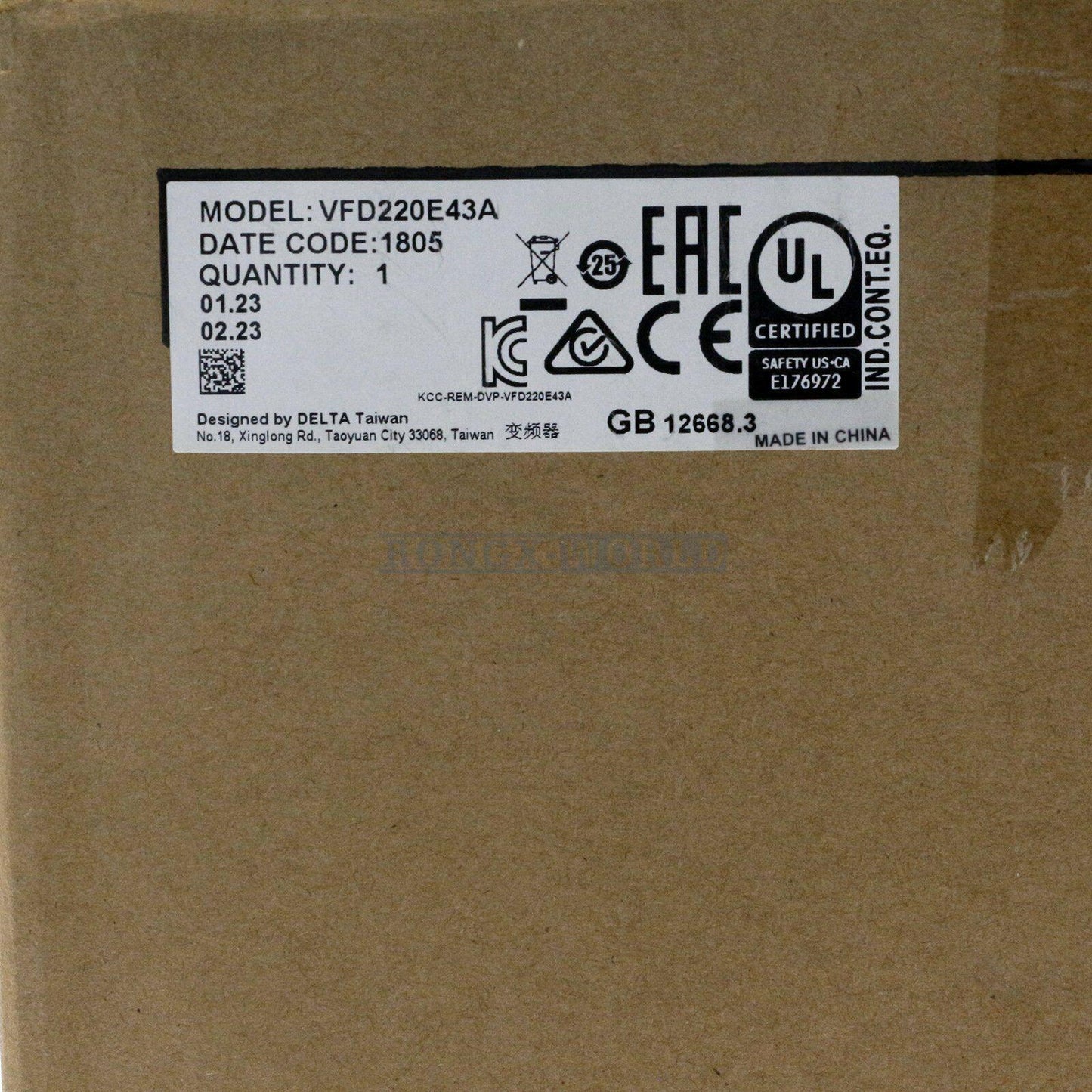 Delta VFD220E43A 22KW 380V VFD-E - DELTA