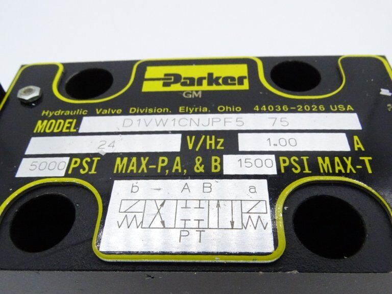 Parker D1VW1CNJPF5 Valve Optimized Title - PARKER