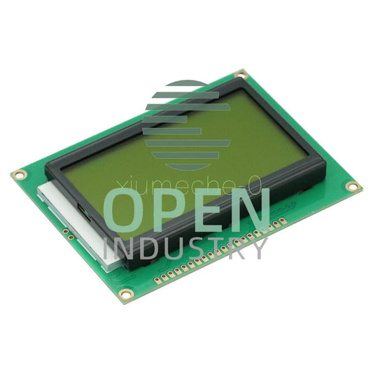 5V 12864 LCD Display Module 128x64 Dots Graphic Matrix Yellow green Backlight