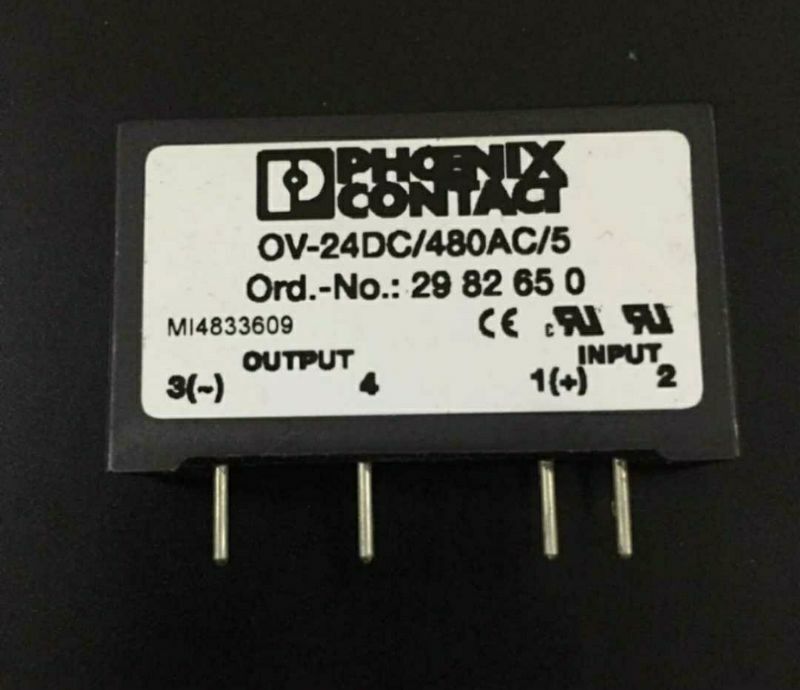 Phoenix Contact 2982650 OV-24DC/480AC/5 Solid State Relay - PHOENIX CONTACT