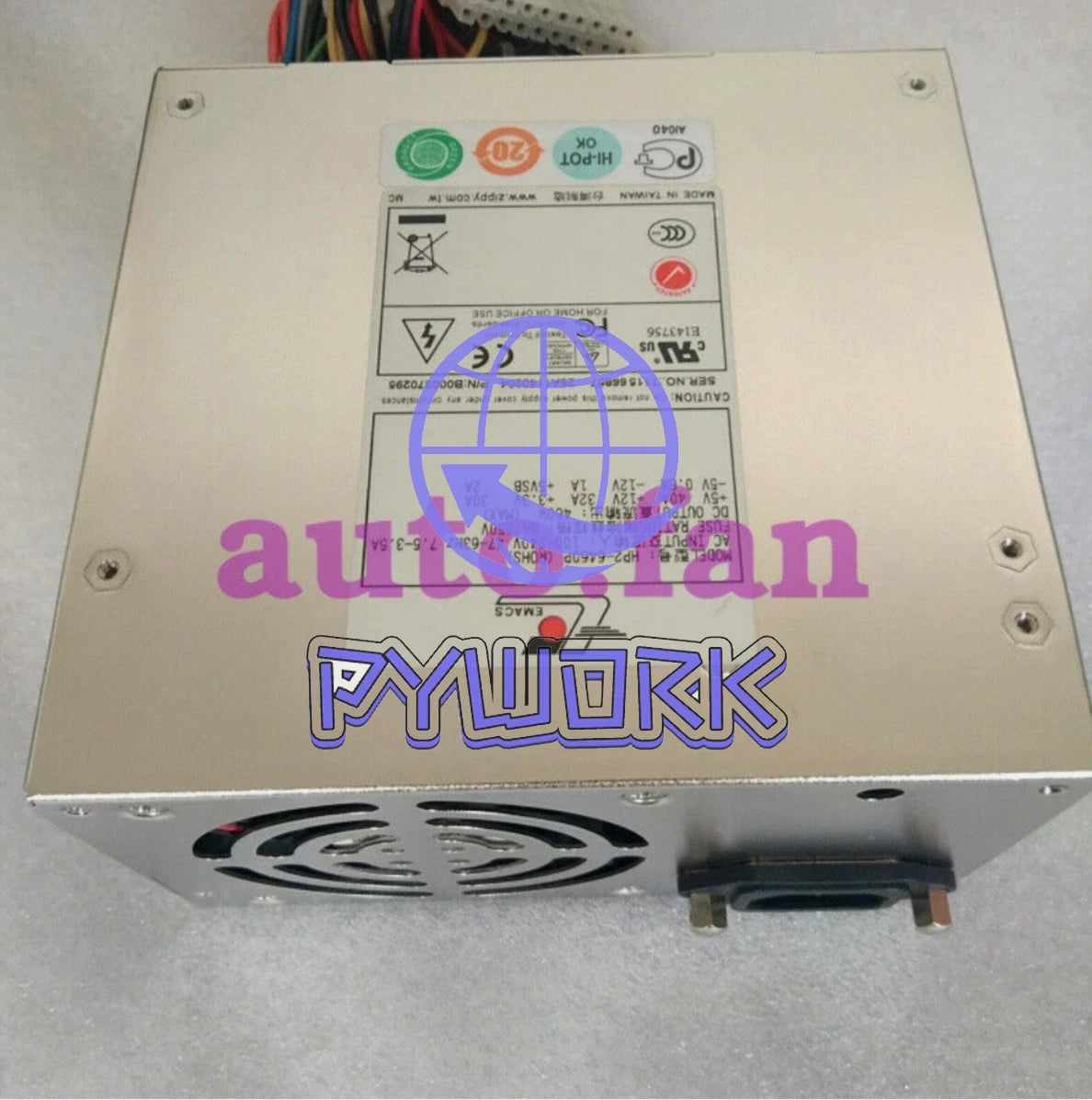 1PCS Zippy HP2-6460P 460W Tower Medical Workstation Power Supply~