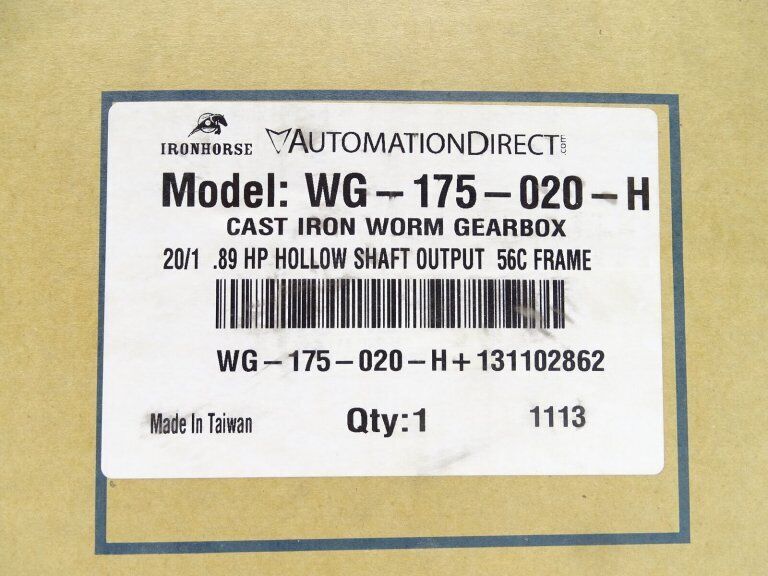 IRONHORSE WG-175-020 GEARBOX (USED) - IRONHORSE