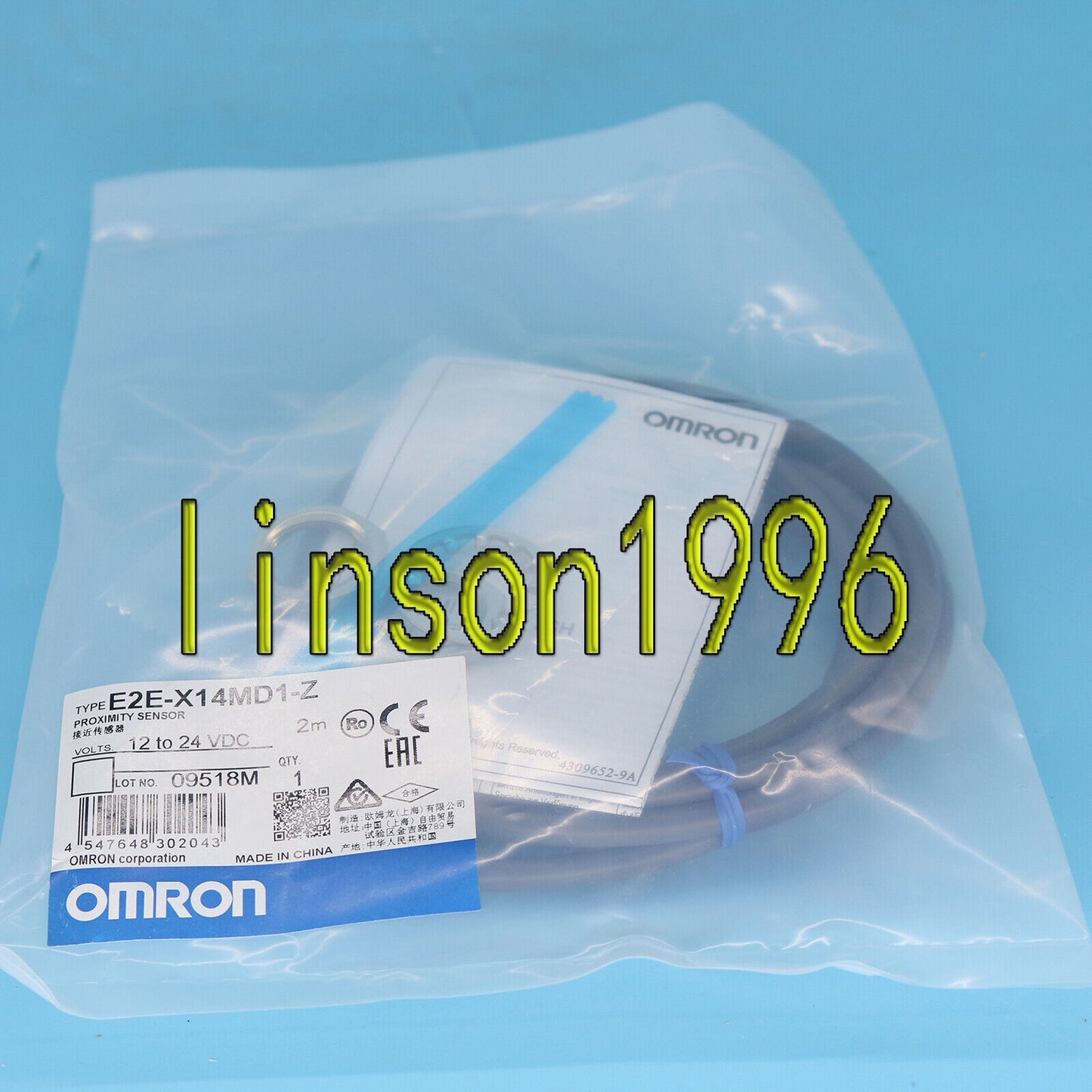 OMRON Proximity Switch E2E-X14MD1-Z ONE - High-Precision Distance Measurement Device - OMRON