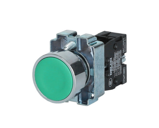 10PCS DELIXI LAY5S-BA31 LAY5SBA31 PUSHBUTTON SWITCHES GREEN 1NO