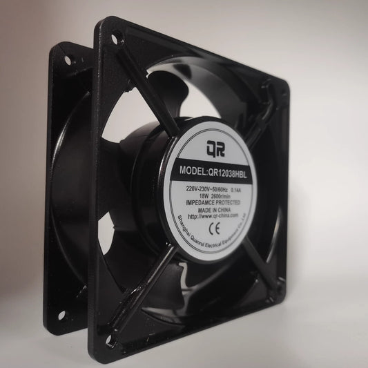 QR QR12038HBL 220V-230V 0.14A 18W 12CM Cooling Fan