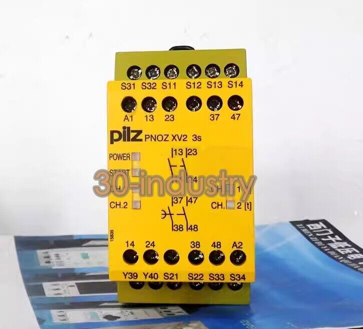 PILZ PNOZ XV2 Safety Relay 3/24VDC - Model 774505 - PILZ