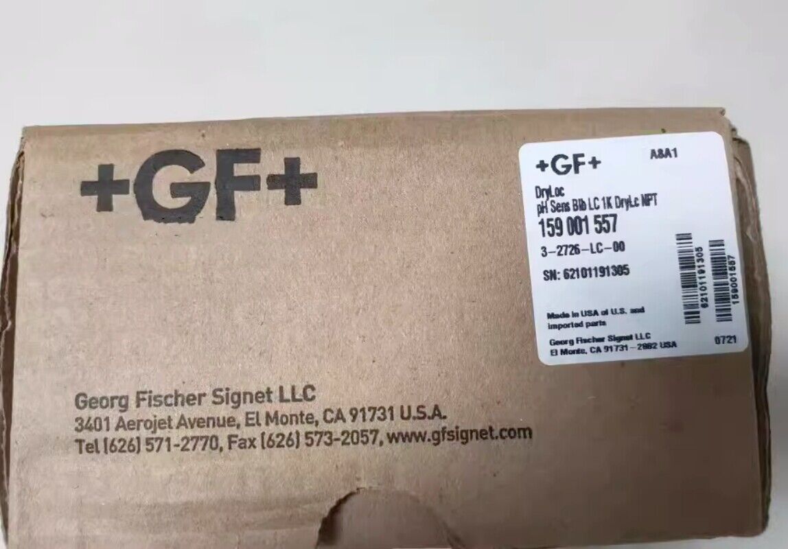 new 1pcs +GF+ 3-2726-LC-00 PH/ORP Electrode Sensor Probe - GF