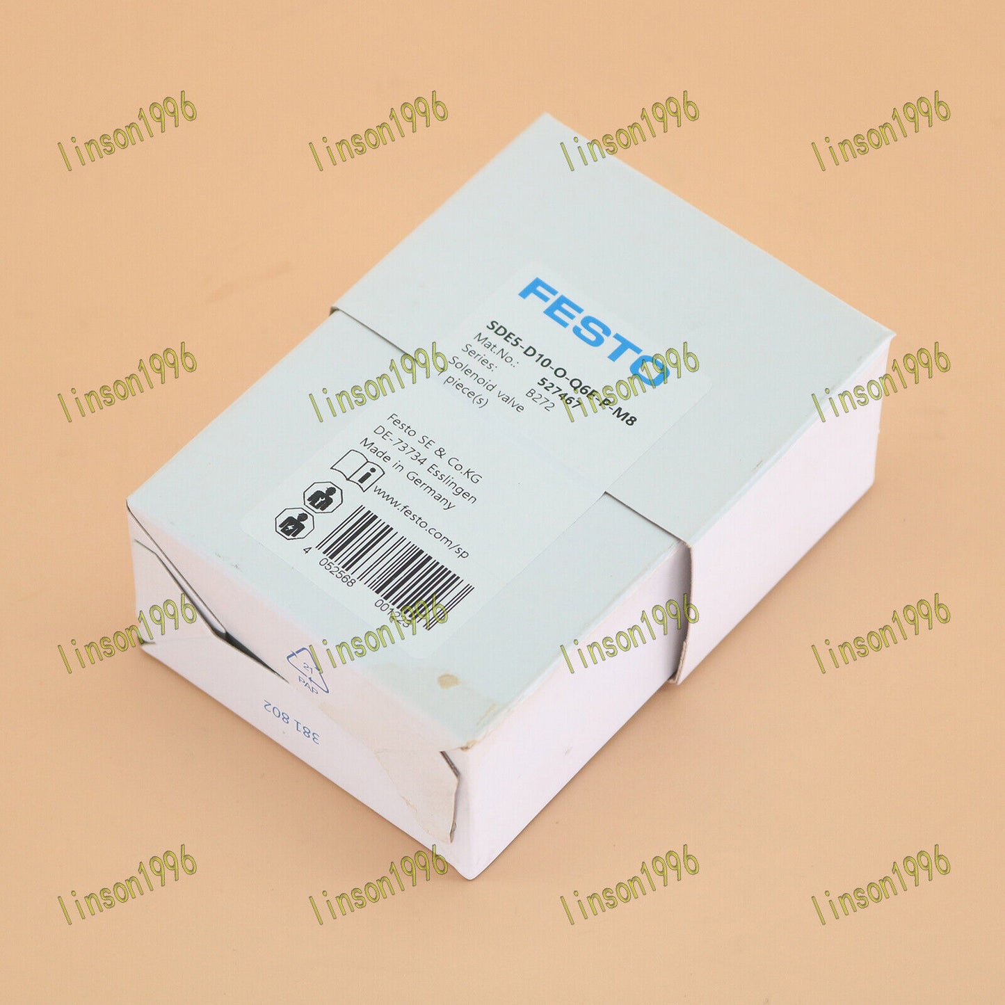 New FESTO Pressure Switch SDE5-D10-O-Q6E-P-M8 | 1-Year Warranty - FESTO