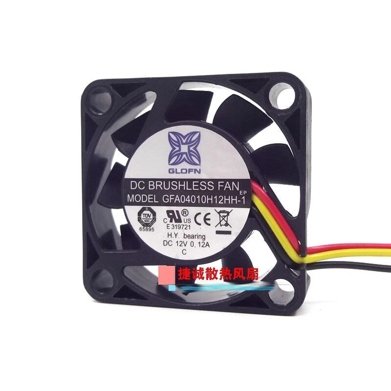 GLOFN GFA04010H12HH-1 4CM 12V 0.12A 4010 3-wire chassis Computer fan
