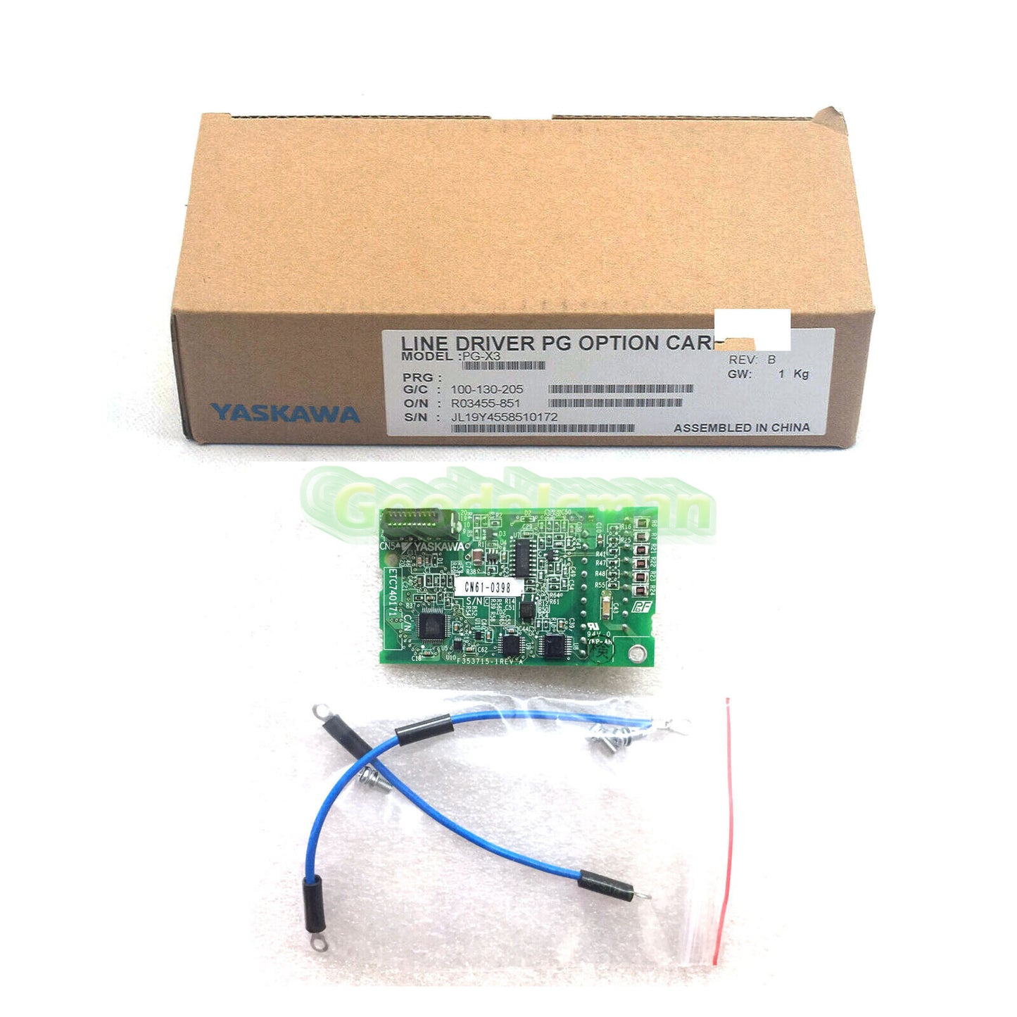 1Pcs Yaskawa PG-X3 Line Driver PG Option Card PGX3