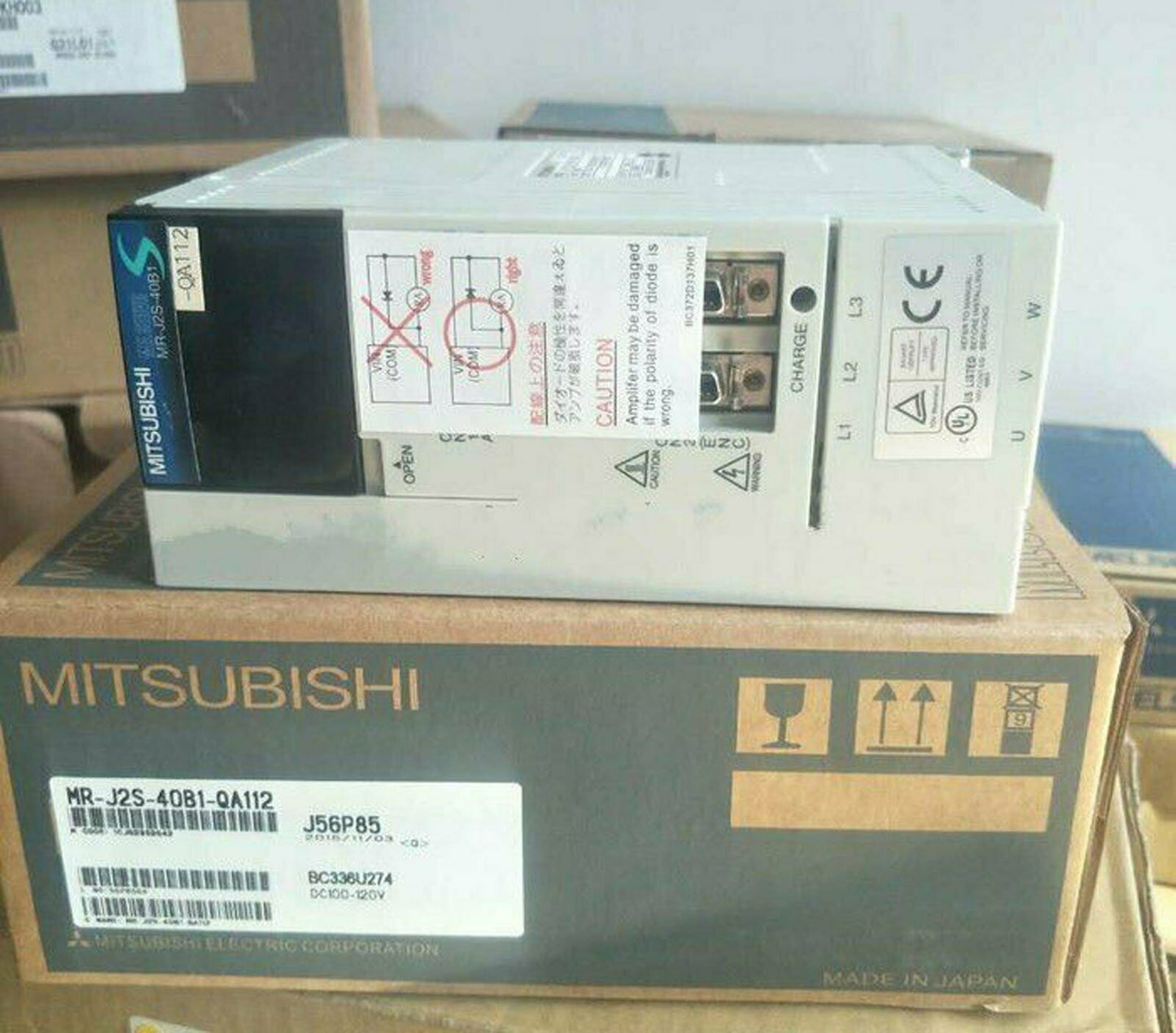 Mitsubishi MR-J2S-40B1-QA112 AC SERVO MOTOR 1 Year - MITSUBISHI