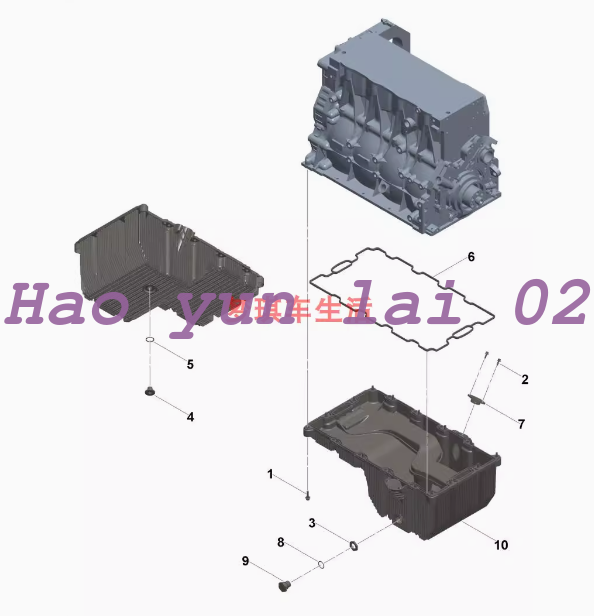 QSF3.8 Oil Pan for Engine Parts - QSF