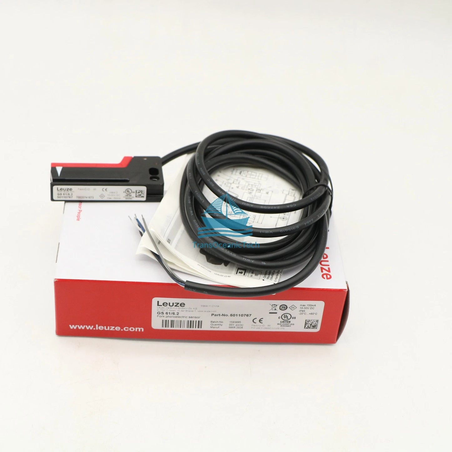 LEUZE GS 61 / 6.2 50110767 Photoelectric Switch 1Pcs/