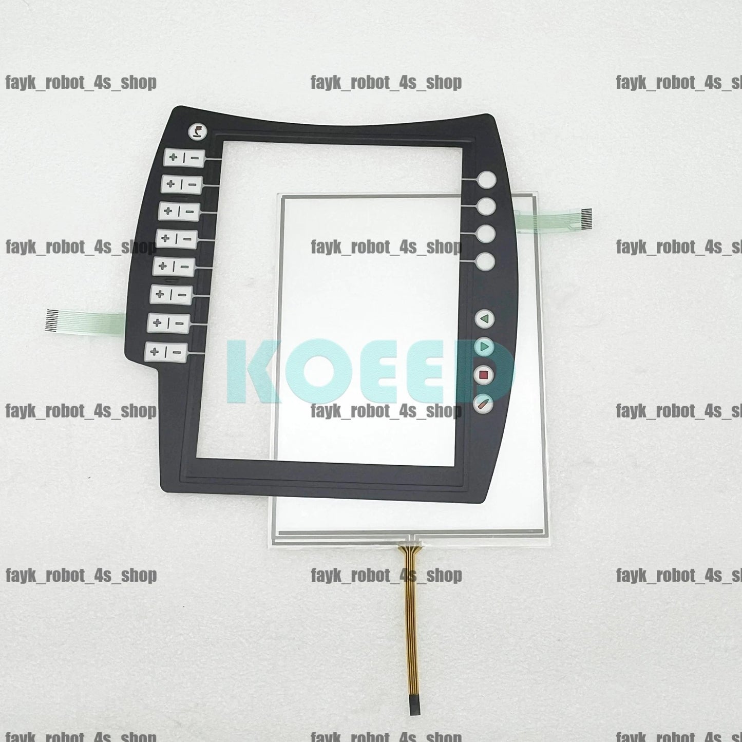For KUKA KRC4 00-168-334 Teach Pendant Membrane Keypad+Touch Panel in stock