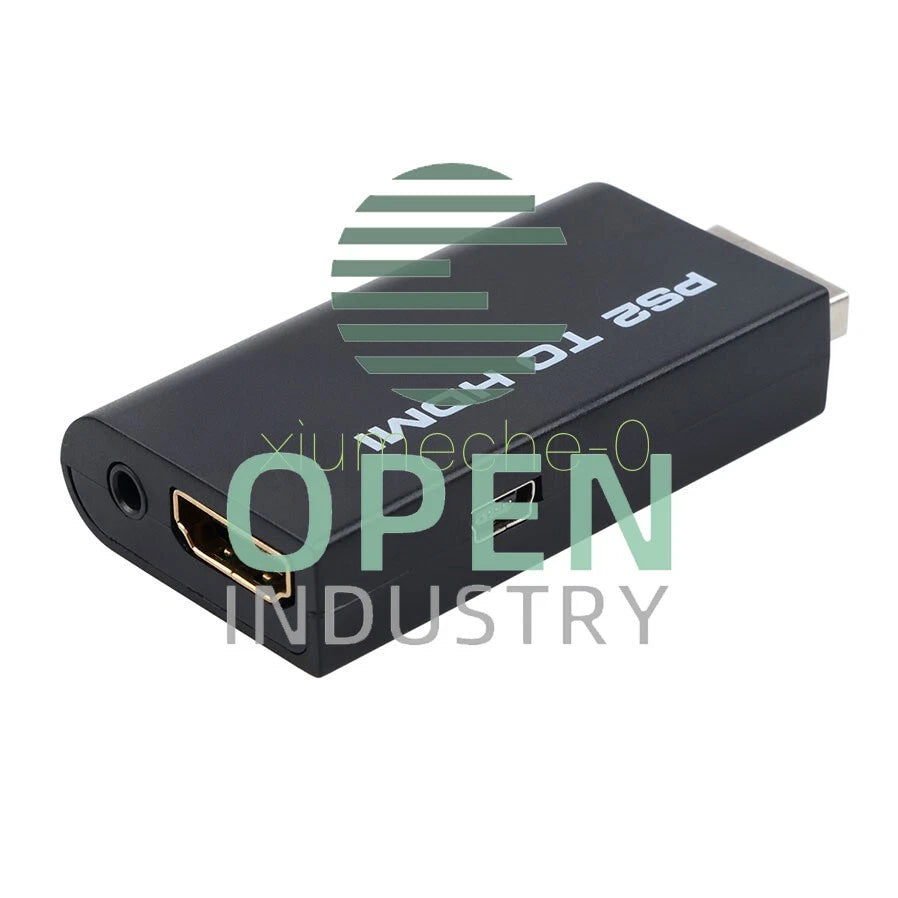 PS2 to HDMI Audio Video Cable AV Adapter Converter w/3.5mm Audio Output for HDTV