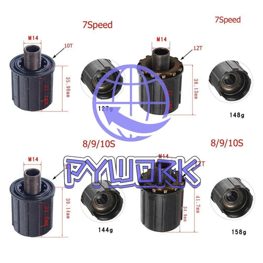 Shimano MTB Bike Hub Tower Base Body 7/8/9/10 Speed MTB Bearing Freehub Body