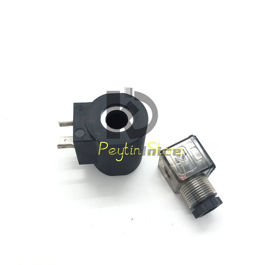 Height 12VDC 24VDC AC 110V AC 220V Solenoid Valve Coil 14mm Core Dia 50mm/51.5mm
