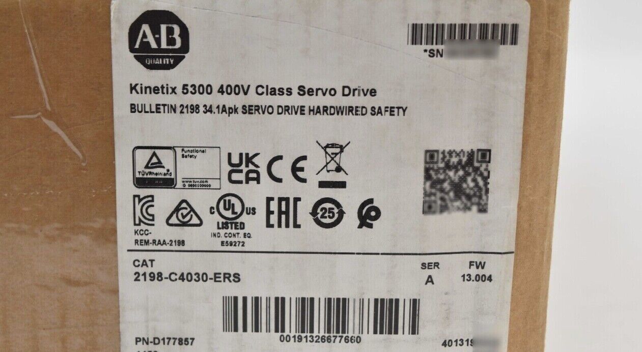Allen Bradley Kinetix 5300 Servo Driver 2198-C4030-ERS - ALLEN BRADLEY