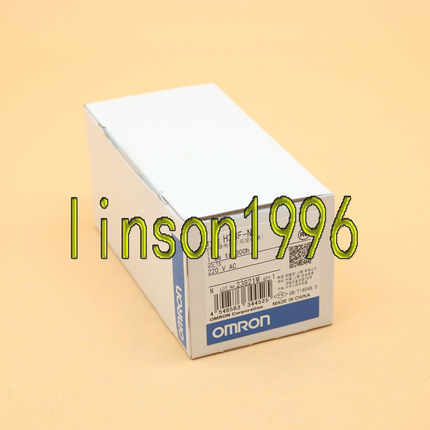 OMRON Relay Dual Timer H3BF-N8 220VAC 1.2s-300h FAST SHIP - OMRON
