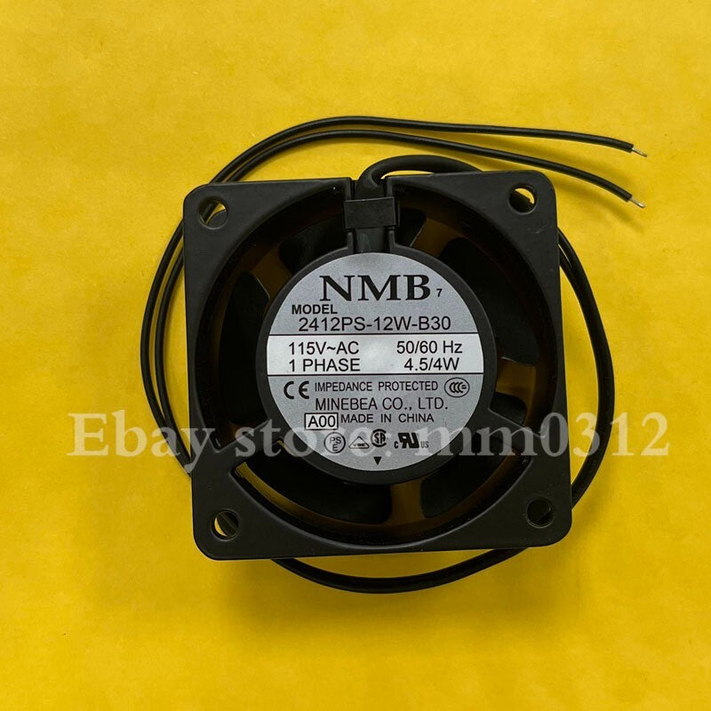 new 1pcs NMB 2412PS-12W-B30 115V 6028 6CM silent cooling fan